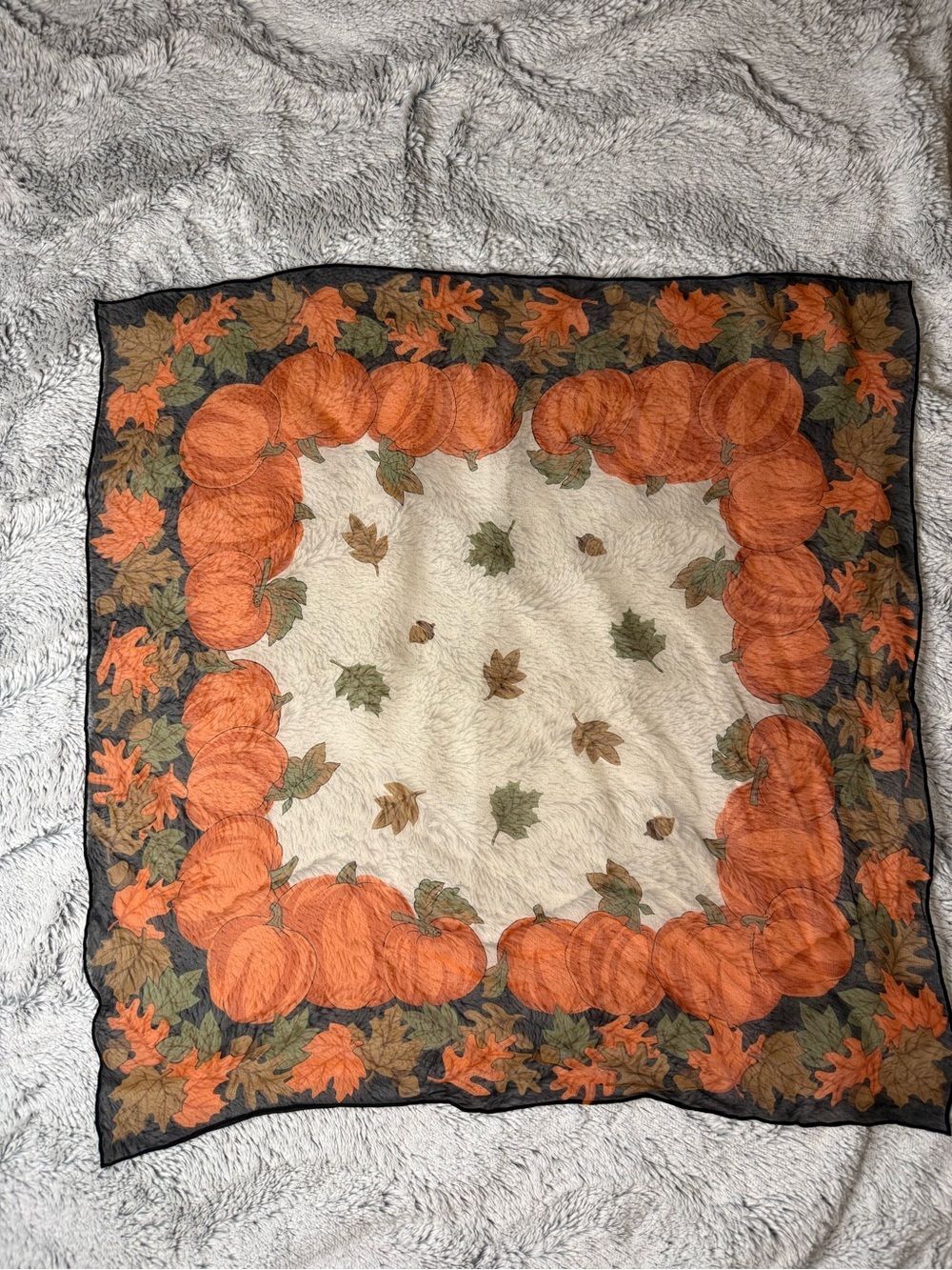 Pumpkin Patch Chiffon Scarf